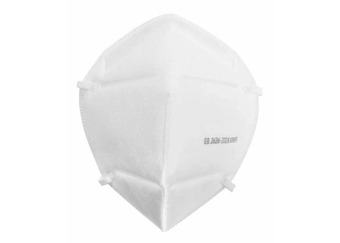 N95 het Gevouwen Masker van de Stofbescherming, de Industriële Witte Kleur BFE 95% van het Gezichtsmasker - 99% leverancier