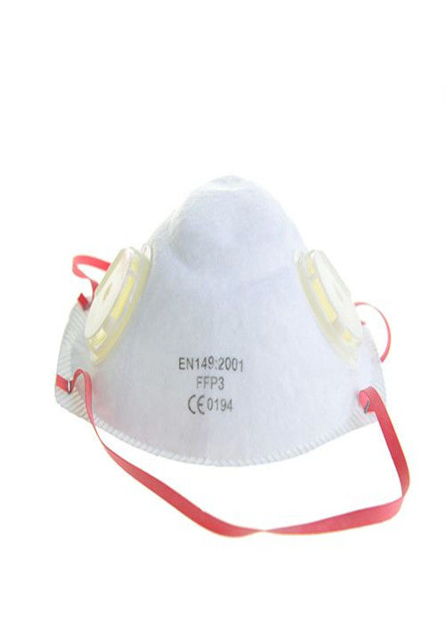 4 Masker van het vouw het Antibacteriële Gezicht In te ademen met Twee Kleppen/Rode Hoofdriemen leverancier