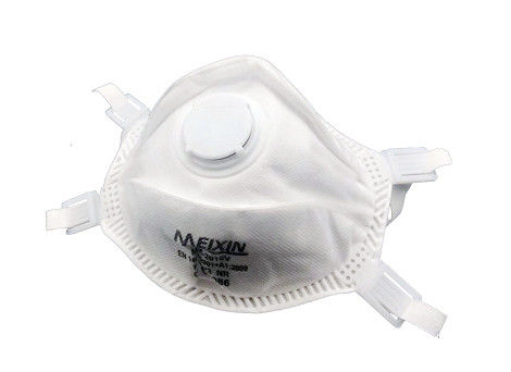 Wit het Ademhalingsapparaatmasker van Kleurenvalved, N95-Ademhalingsapparaat met Uitwasemingsklep leverancier