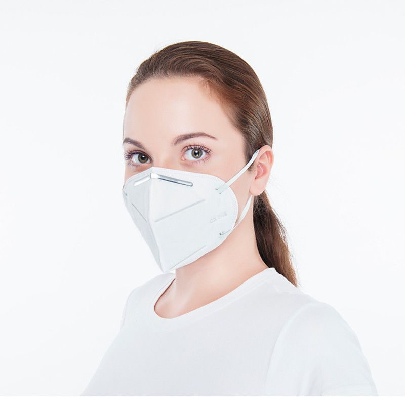 Masker Gevouwen Type van het Earloop Antibacterieel Gezicht met Dikke Beschermingslagen leverancier